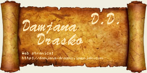 Damjana Draško vizit kartica